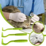 3pcs Remover Tweezer Tick Flea Remover Hook Tick Pull Pet Cat Dog Tick Clamp Accessories Pet Mite Flea Extractor Dog Accessory - Image 4