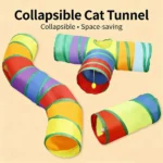 Cat Tunnel Pet Tube Collapsible Play Toy Indoor Outdoor Kitty Puppy Toys for Puzzle Exercising Training - Image 4