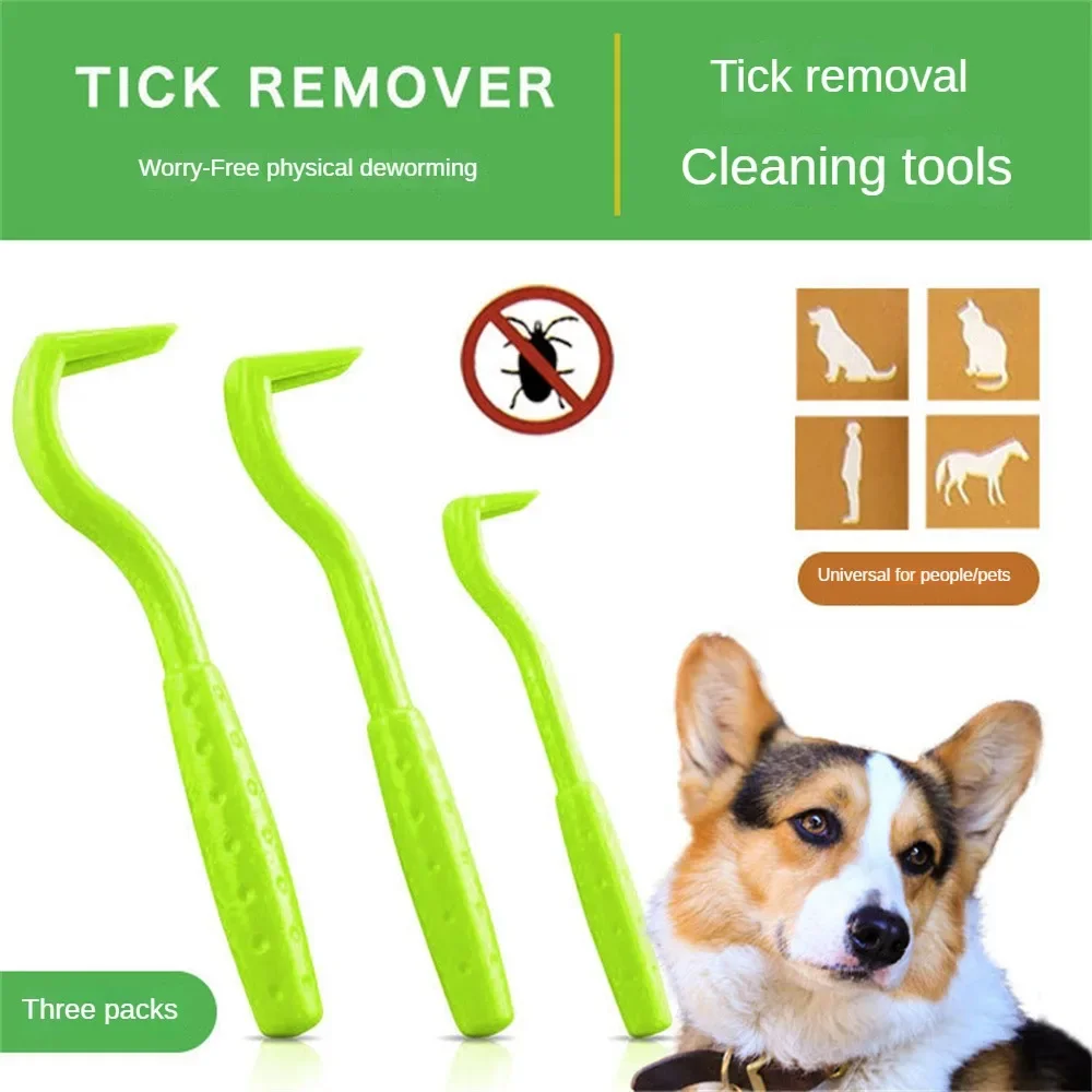 kf-S279245f291f146e7836850c5a0bd2a83l Flea Remover Hook Tick Removal Tweezer Ticks Pull Pet Cat Dog Accessaries Scratching Extractor Mite Tweezers Comb Louses Pliers - Image 1