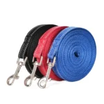 Reflective Nylon Dog Leash 1.5M-10M Long Training Lead for Dogs Outdoor Walking Pet Traction Rope for Night Safety Pug Supplies - Image 2