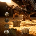 Tactical Dog Harness Leash Collar for Medium Large Dogs Military Pet Vest Adjustable Service Dog Harnesses For Training Walking