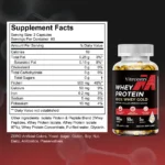 Whey Protein Concentrate Capsules - 900mg Protein, Post-Workout Recovery, Muscle Health & Immunity Boost, Gluten-Free Non-GMO - Image 6