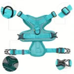 No Pull Dog Harness and Leash Set Adjustable Pet Harness Vest for Small Dogs Cats Reflective Dog Chest Strap Lead Walking - Image 7