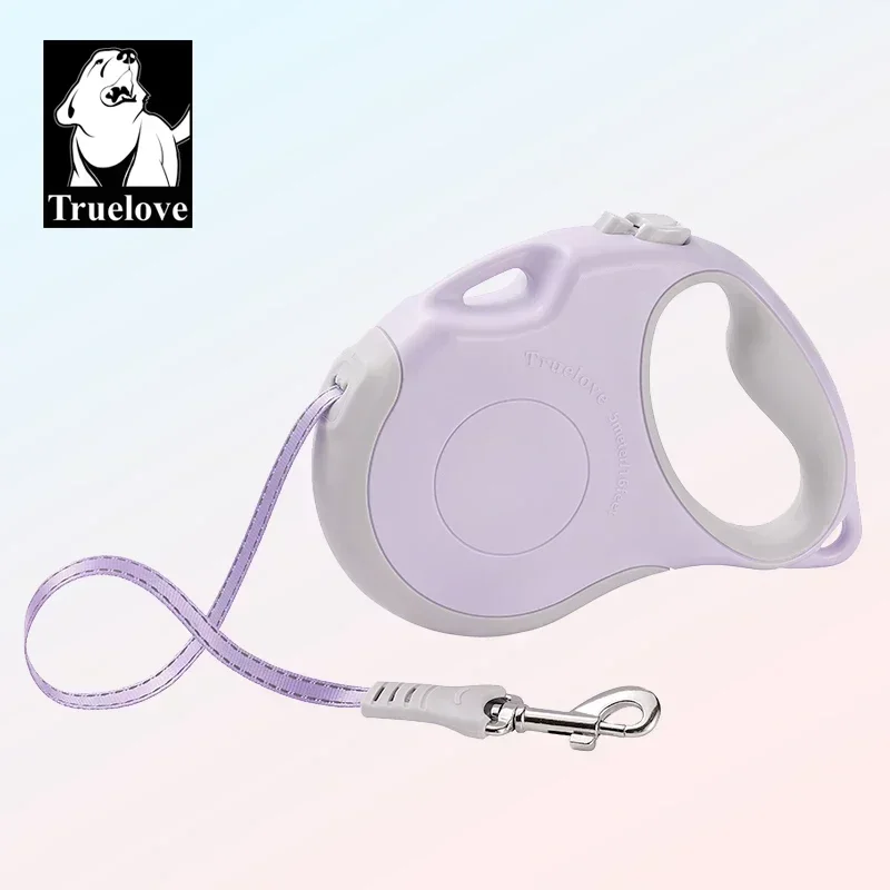 kf-S292eaab689ac4ad5af3bcc8e92c31dd6g Truelove Tangle Free Retractable Dog Leash 16 Ft Strong Nylon Tape One-Handed Brake Pause Lock Dog Cat Owners Reliable TLL5001 - Image 1