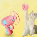Funny Cat Toy Interactive Launch Pet Training Toy For Kitten Mini Flying Disc Shooting Gun Chasing Games Cat Toys Pet Supplies - Image 3