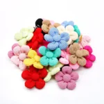 10PCS Solid Color Pet Dog Bows Puppy Flower Hair Bows Rubber Bands for Dogs Cute Cat Dog Bows Hairwear Dog Hair Accessories - Image 5