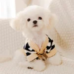 Luxury Dog Clothes for Small Dogs Winter Warm Dog Sweater Chihuahua French Bulldog Clothing Pet Items Knitted Cardigan Sweater - Image 4