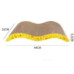 Cat Toys cat scraper sharpening claw cardboard corrugated board scratch-resistant cat scratch board Cat toy sofa cushion bed - Image 2