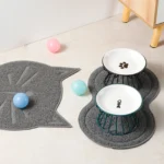 Pet Ceramic Bowl Nordic High Footed Ceramic Cat Food Bowl Snack Can Plate Anti Overturning Kitten Puppy Food Water Feeding Bowl - Image 5