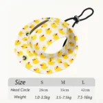 Summer Cat Dog Sunscreen Hat with Printed Checkered Pet Fisherman Hat Suitable for Cats Small Medium-sized Dogs Outdoor Supplies - Image 2