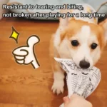Pet Sniffing Ringing Crinkle Paper Sounding Toy Interactive And Bite-Resistant Newspaper Squeaky Toy Tear-Proof Dog Squeaky Toys - Image 4