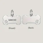 Stainless steel Personalized Engraving Anti-lost Dog ID Tag Customized Pet Name Puppy Collar Dog Cat Bone Tags Pet Supplies - Image 5
