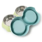 Double Pet Bowls Dog Food Water Feeder Stainless Steel Pet Drinking Dish Feeder Cat Puppy Feeding Supplies Small Dog Accessories - Image 4