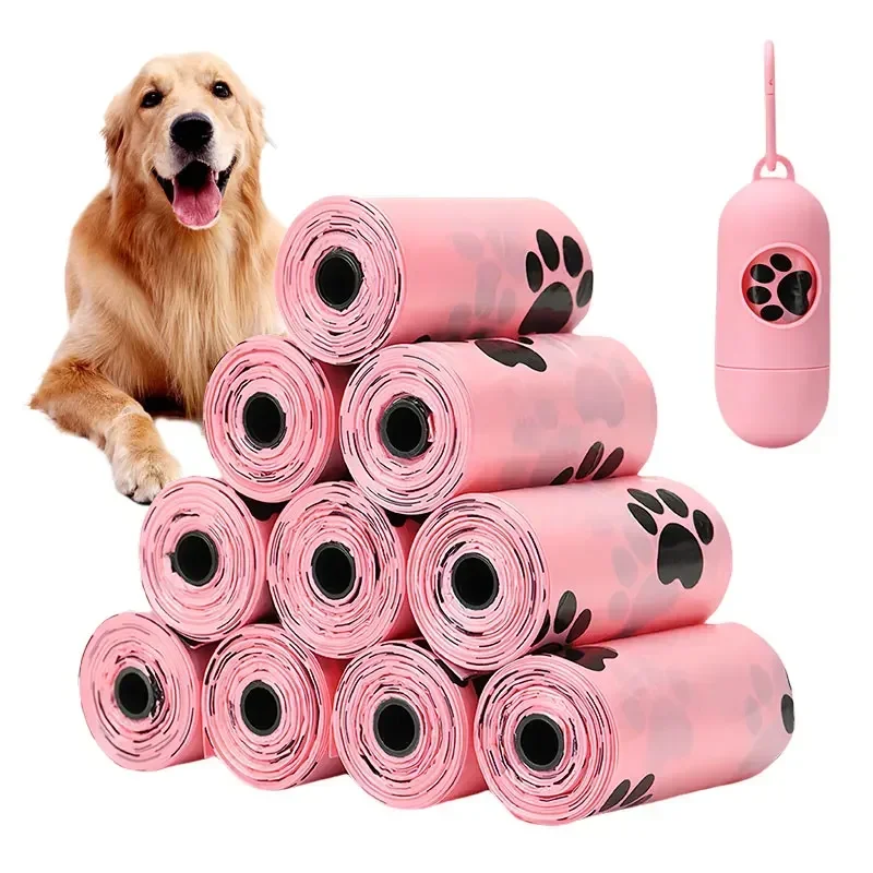 kf-S2ca3ae1d19394d3a9e97075aa5aa7f30T 10 Rolls Dog Poop Bag Outdoor Cleaning Poop Bag Outdoor Clean Pets Supplies for Dog 15Bags/Roll Refill Garbage Bag Pet Supplies - Image 1