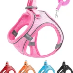 Soft mesh dog chest strap, suitable for training walks, adjustable dog vest, suitable for small and medium-sized dogs and cats