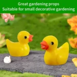 100/200Pc/set Mini Resin Ducks Tiny Duck Miniature Figures Bulk Little Duck Charms for Party, DIY Micro Landscape Decorations - Image 4