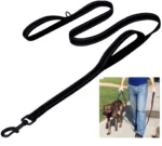 Long Traffic Padded Two Handle Heavy Duty Double Handle Nylon Dog Leash For Training Control - Image 3