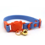 Hot Selling New PVC Waterproof Adjustable Cat Collar with Bell Macaron Color Pet Supplies - Image 6