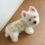 2Pcs Summer Dog Cooling Clothes Set - Cartoon Print Vest with Sun Hat, Breathable Sun Protection Lightweight Quick-Dry Pet Outfi - Image 5