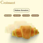 Plush Croissant Dog Toy for Small to Medium Dogs, Interactive Happy Intelligent Pet Toy for Playing Grinding Chewing Sniffing - Image 5