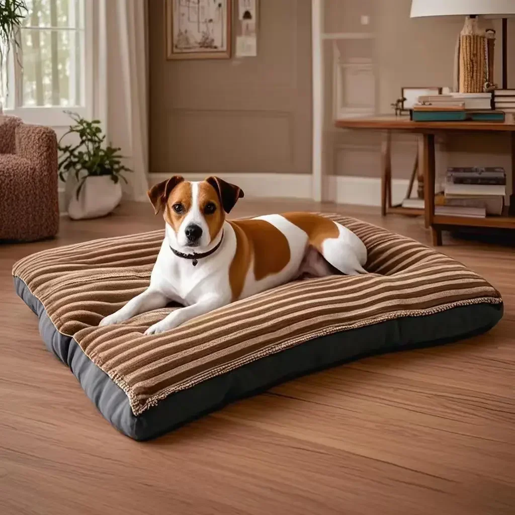 kf-S2f3d3c35cb224931af75e8c8bda568259 Big Dog Mat Corduroy Pad for Medium Large Dogs Oversize Pet Sleeping Bed Big Thicken Dog Sofa Removable Washable Pet Supplies - Image 1