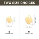 Personalized Dog ID Tag Cute Heart Shape Kitten Puppy Tags Engraved Name Plate Pendant Anti-lost For Dogs Cats Pet Accessories - Image 3