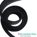 Short Dog Leash - Traffic Padded Handle - Heavy Duty - Short Nylon Dog Lead for Training Control - Reflective Threads Pet Leashe - Image 2