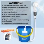 Portable Rechargeable Outdoor Shower Handheld Compact Design Gentle Shower Stream for Dog Bathing Car Washing Flower Watering - Image 6