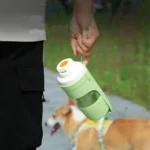 Portable Dog Cat Water Bottle with Storage Food and Water Container for Puppy Pets dogs Feeder Bowl Outdoor Travel Pet supplies - Image 5