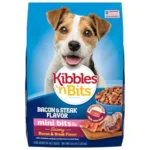 Mini Bits Small Breed Dry Dog Food, Savory Bacon and Steak Flavor for Adult Dogs, 3.5 lb. Bag