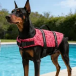Dogs Safe Vest Life Jacket Summer Clothes Puppy Sleveless Pet Supplies Swimsuit Large Dogs Costume Clothing Adjustable Swimwear - Image 3