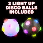 Dog Toy Glowing Ball LED Puppy Balls Flashing Elastic Ball Toy Pet Color Light Ball Interactive Toys For Cats Small Dogs Child - Image 2