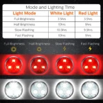 Pet Dog Led Light Lamp Tag Led Dog Collar Light Pendant Glow Night Safety Led Dogs Flashlight For Collar Harness Leash - Image 6