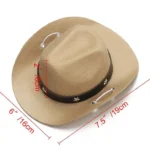 Pet Stylish Western Cowboy Hat Adjustable Headwear For Outdoor Summer Cat &Dog Accessories Travel Photography Decoration. - Image 6
