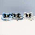 Stylish Adjustable Cat Collar with Bowknot Comfortable Fit Pet Engraving Available Free Personalization for Cats - Image 6