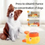 Dog Puzzle Feeder Interactive Pet Food Treat Dispenser Cartoon Duck Design Anti-slip Pet Automatic Feeder Toys for Dog Training - Image 2