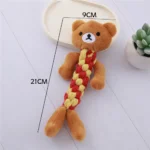 Rope Woven Animal Puppy Dog Cat Chew Toys Bite Resistant Pet Toy for Small Dogs Chihuahua Yorkshire Poodle mascotas Accessories - Image 2