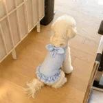 Summer Pet Cat Puppy Princess Dress Pet Clothes Striped Plaid Dresses with Bow Cats Kitten Rabbit Sphynx Clothing Pet Supplies - Image 5