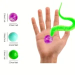 1/2/5Pcs Wiggly Balls Cat Toys New Cat Chewing Toys Bouncy Ball Wiggly Tail Sounding Kitten Bite Playing Plush Interactive Toy - Image 5