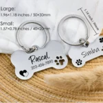 Laser Engraved Double Sided Dog Tag, Dog ID Tag, Dog Name Tag, Custom Dog Tag, Personalized Dog Tag, Stainless Dog Tag Personali - Image 3