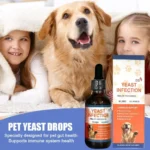 6ml Pet Yeast Infection Drops for Dogs & Cats Natural Herbal Supplement Support Gut Health & Immune System Easy to Administer - Image 3