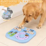 Interactive Dog Puzzle Toys Plastic Treat Dispensing Slow Feeder with Non Slip Base Dog Mental Stimulation Toys Pet Supplies - Image 5