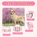 Valentine's Day Cat Dog Collar AntiLost No-Pull Adjustable Breakaway Collar for Small Medium Large Dogs Comfortable Pet Supplies - Image 2