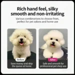 Safe and Precise Professional Pet Grooming Scissors with Round Head - Stainless Steel Dog Hair Shears for Effortless Trimming - Image 4