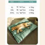 Big Dog Mat Corduroy Pad for Medium Large Dogs Oversize Pet Sleeping Bed Big Thicken Dog Sofa Removable Washable Pet Supplies - Image 5
