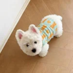 2Pcs Summer Dog Cooling Clothes Set - Cartoon Print Vest with Sun Hat, Breathable Sun Protection Lightweight Quick-Dry Pet Outfi - Image 4