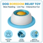 Pet Lick Toy Slow Bowl Feeder Interactive Pet Toy, Boredom Relief Treat Dispenser for Dogs & Cats Pet Enrichment Toy - Image 3