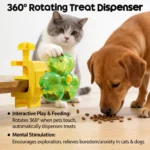 New Clover Leakage Food Toy Adjustable Slow Feeder Wand Interactive Treat Dispenser for Cat Dog Pet Enrichment Playing Supplies