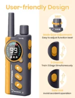 IPX7 Waterproof Dog Training Collar,Smart 2-in-1 Auto Anti-Bark and Shock Collar for All Size Dogs,3300FT Remote Electric Collar - Image 3