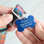 Personalized Pet ID Tag Dog Cat Nameplate Address Number Aluminum Collar Accessories Free Engraving ID Tags for Collar - Image 3